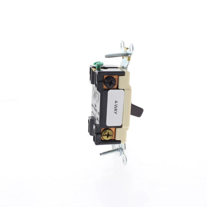 Cooper CS420B Brown Commercial Toggle Control Switch 4-Way 20A 120/277VAC 10pcs