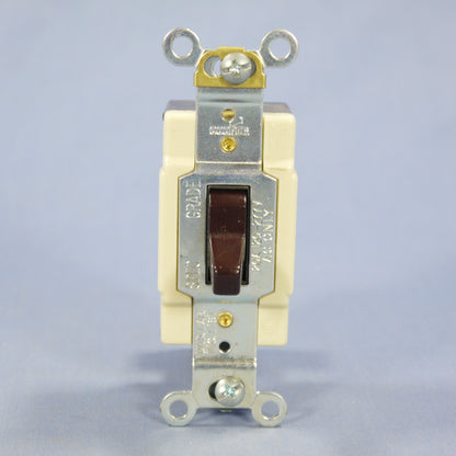 Cooper CS420B Brown 20A 4Way Commercial Toggle Wall Light Switches Bulk 120/277V