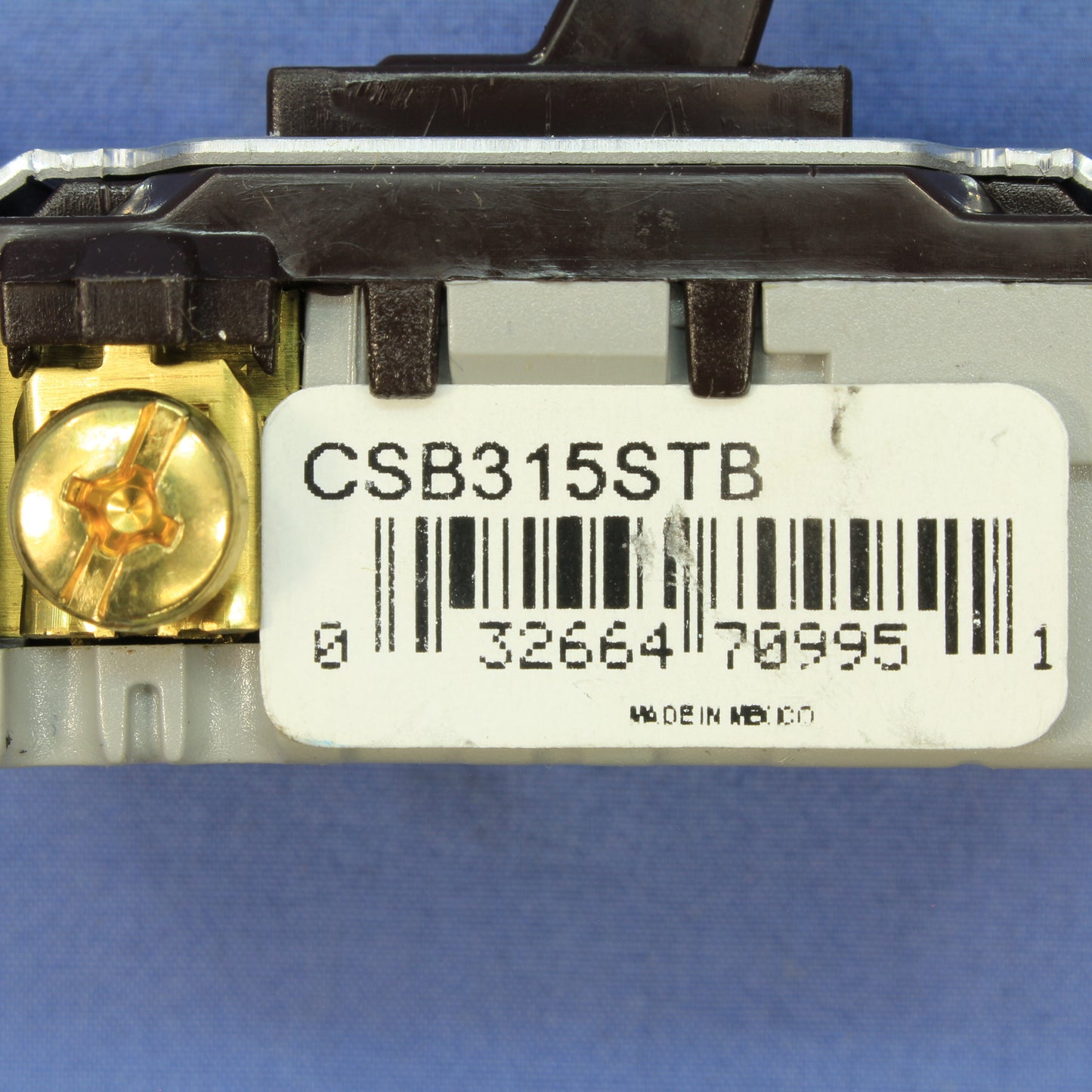Cooper CSB315STB Brown 3-Way Commercial Small Toggle Light Switch 15A 120/277V