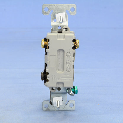 Cooper CSB315STB Brown 3-Way Commercial Small Toggle Light Switch 15A 120/277V