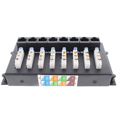 Cooper Media Sync CSH8D 8-Port Cat 5E Computer Network Data Module