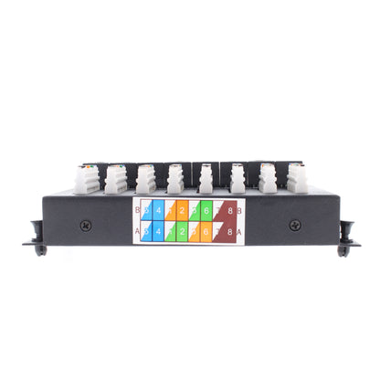 Cooper Media Sync CSH8D 8-Port Cat 5E Computer Network Data Module