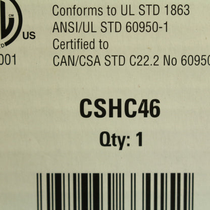 Cooper 1x4 F-Type Video 4x6 Telephone Distribution Cable Splitter Module CSHC46