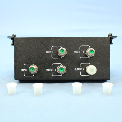Cooper 1x4 F-Type Video 4x6 Telephone Distribution Cable Splitter Module CSHC46