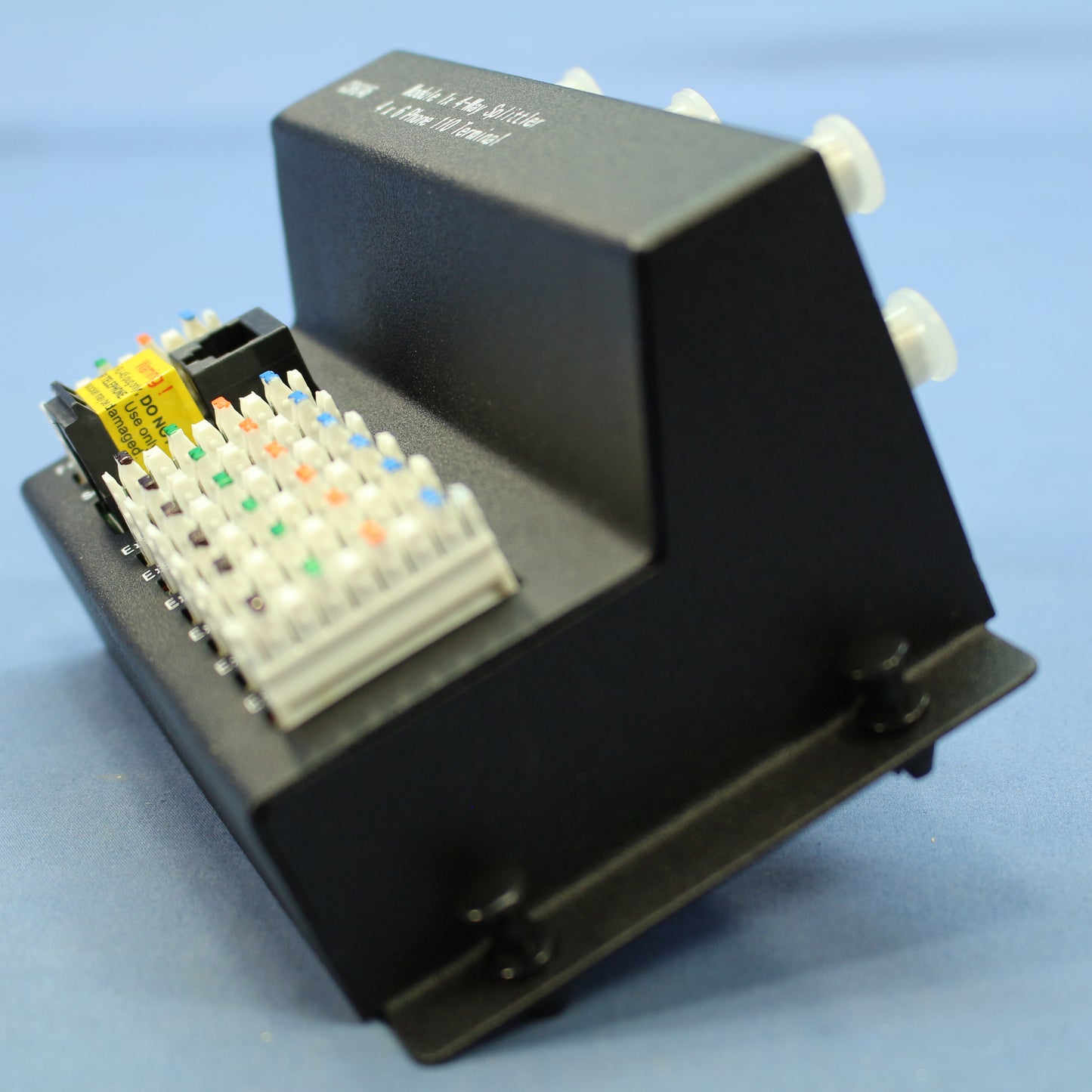 Cooper 1x4 F-Type Video 4x6 Telephone Distribution Cable Splitter Module CSHC46