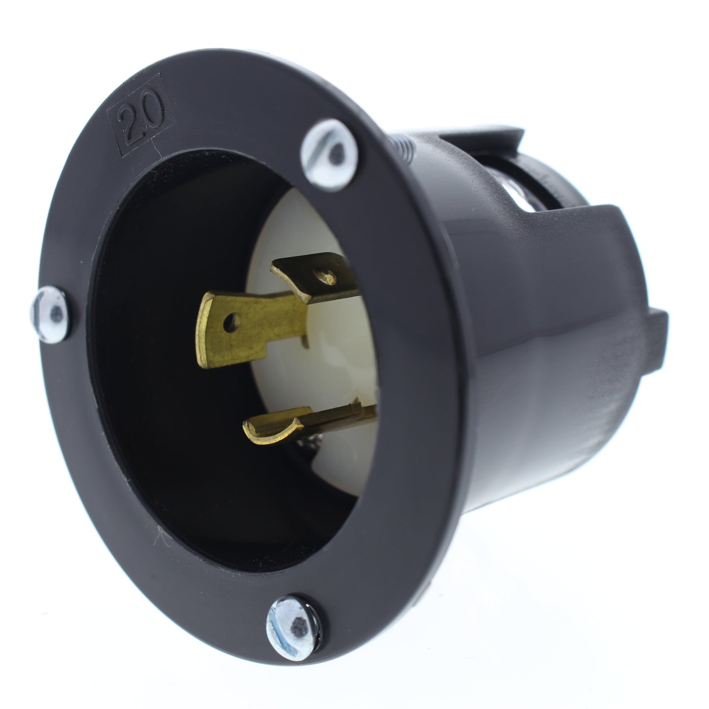 Cooper Twist Turn Locking Flanged Inlet Hart-Lok L11-20P 20A 250V 3� L1120FI