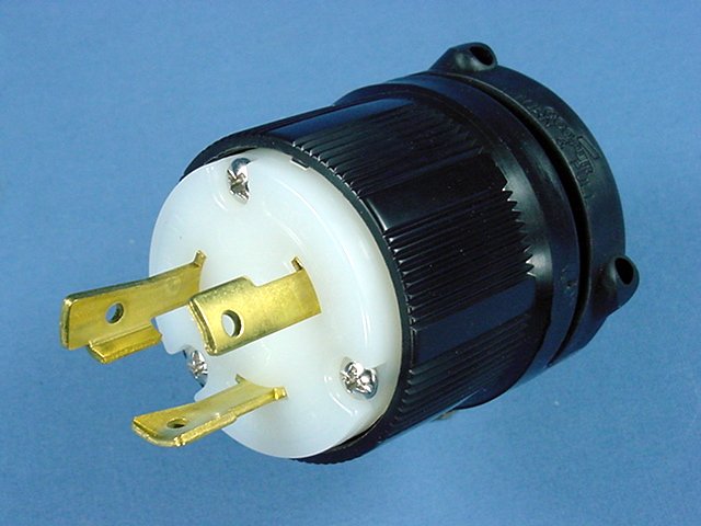 Cooper Industrial Twist Turn Locking Connector Plug Nema L6-30P 30A 250V CWL630P