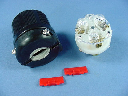 Cooper Industrial Twist Turn Locking Connector Plug Nema L6-30P 30A 250V CWL630P
