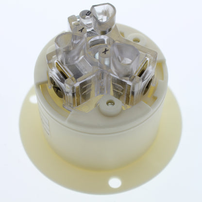 Cooper White Grounding Flanged Locking Inlet L9-20P 20A 600VAC 2P3W BW CWL920FI
