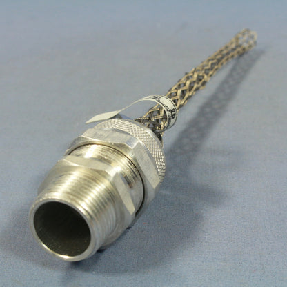 Cooper/Arrow Hart Male Strain Relief Cable Cord Grip 3/4" NPT .50-.625" DC200500