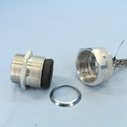 Cooper Straight Male Delux Grip Strain Relief Cable .75-.875" 1.50" NPT DC500750