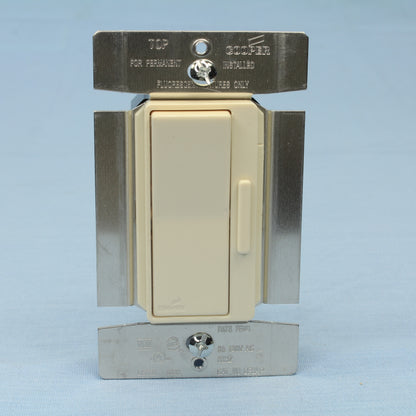 Cooper DF8AP-A Almond 1-Pole/3-Way Preset Decorator Fluorescent Dimmer 8A 120V