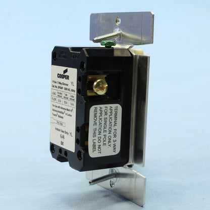 Cooper DF8AP-A Almond 1-Pole/3-Way Preset Decorator Fluorescent Dimmer 8A 120V