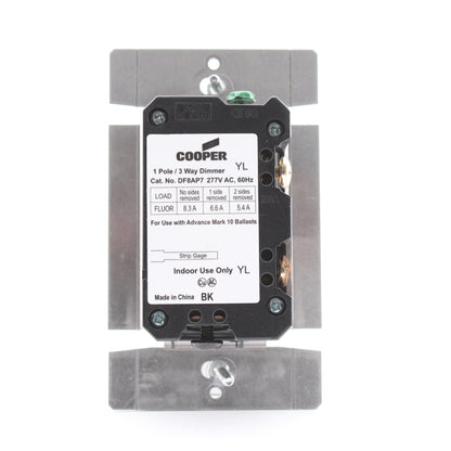 Cooper Lt Almond 1-Pole/3-Way Preset Fluorescent Dimmer 8A 277V DF8AP7-LA