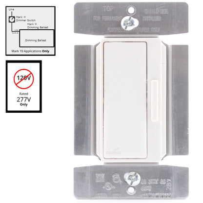 Cooper Lt Almond 1-Pole/3-Way Preset Fluorescent Dimmer 8A 277V DF8AP7-LA