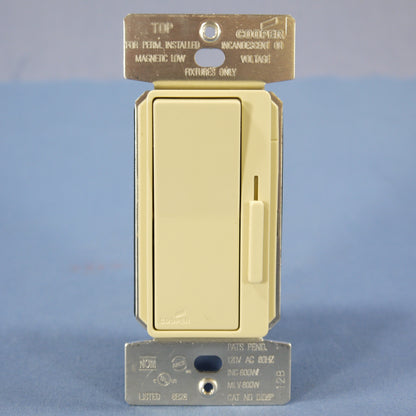 Cooper Ivory Single-Pole & Multi-Way Decorator Slide Dimmer 600W 120V DI06P-V-K