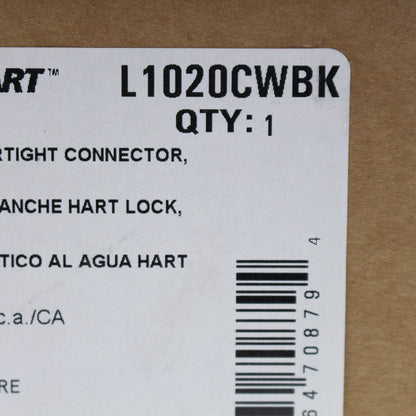Cooper Black Watertight Locking Plug Nema L10-20 20A 125 250V 3P3W L1020CWBK