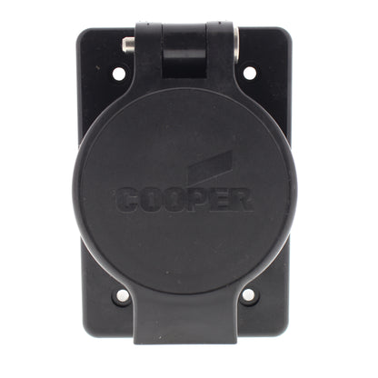 Cooper L1030RWBK Watertight 30A Locking Receptacle Outlet L10-30R 125/250V 3P3W