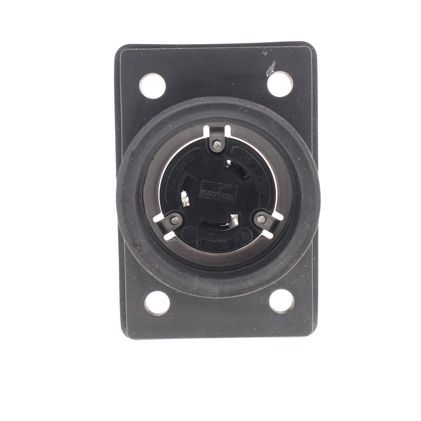 Cooper L1030RWBK Watertight 30A Locking Receptacle Outlet L10-30R 125/250V 3P3W