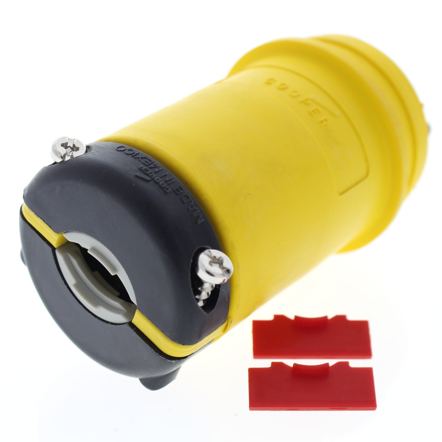 Cooper Yellow Twist Turn Locking Plug Connector Nema L11-20P 20A 250V 3� L1120CY