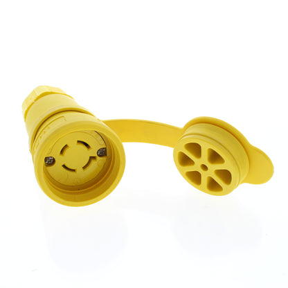 Cooper Industrial Watertight Twist Locking Connector Nema L18-20R 20A 3Ø L1820CW