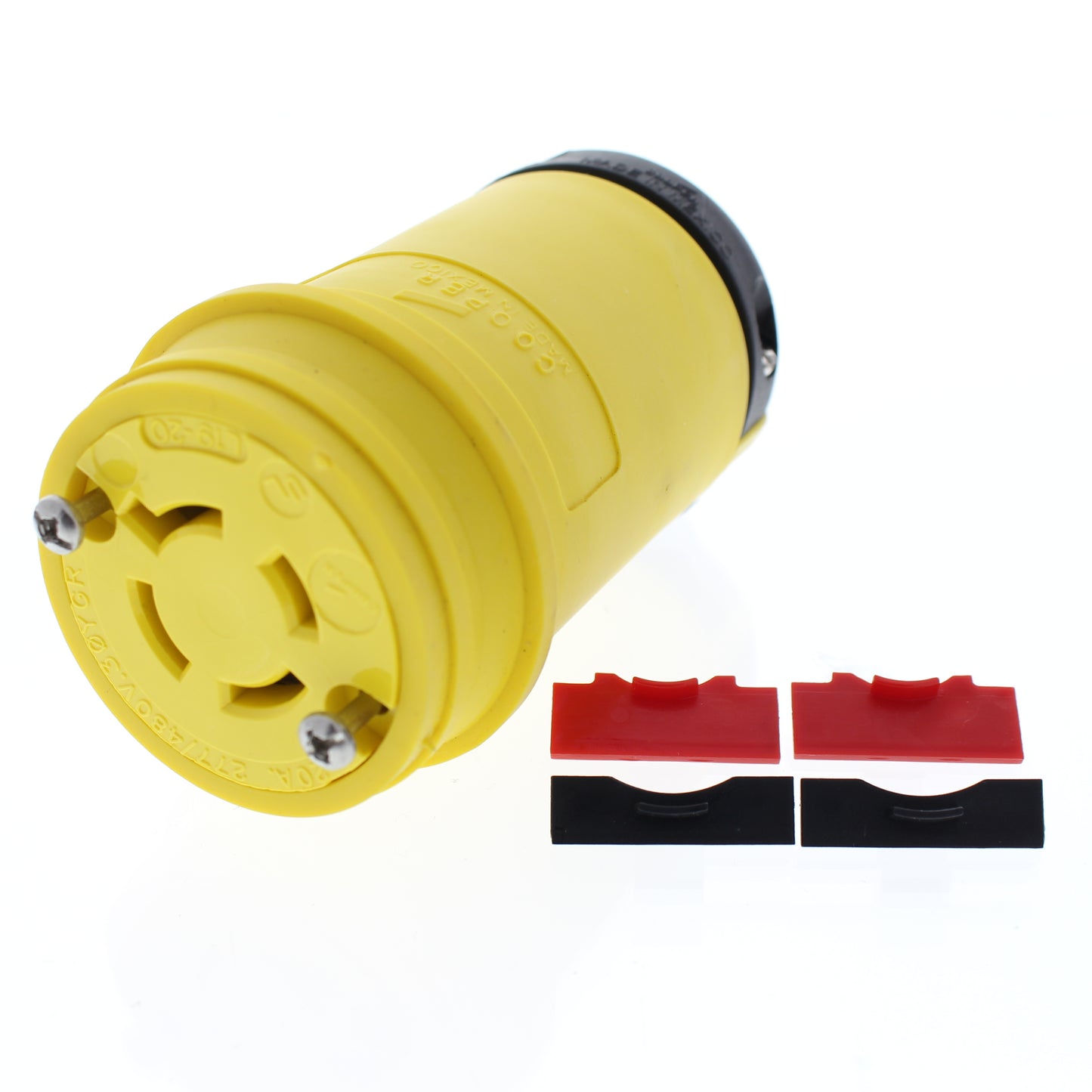 Cooper Yellow Locking Connector Back Wire L19-20R 20A 277/480V 3PH 4P4W L1920CY