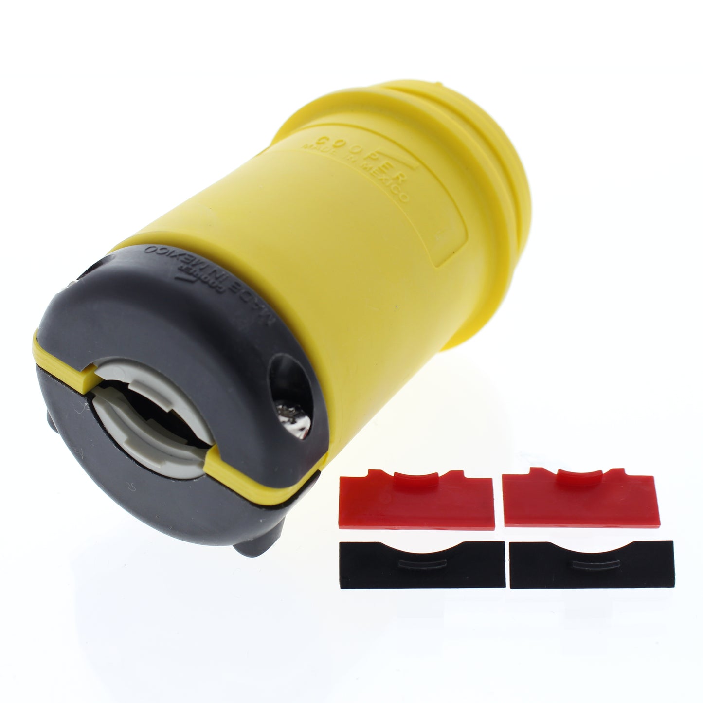 Cooper Yellow Locking Connector Back Wire L19-20R 20A 277/480V 3PH 4P4W L1920CY