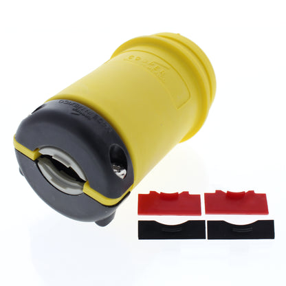 Cooper Yellow Locking Connector Back Wire L19-20R 20A 277/480V 3PH 4P4W L1920CY