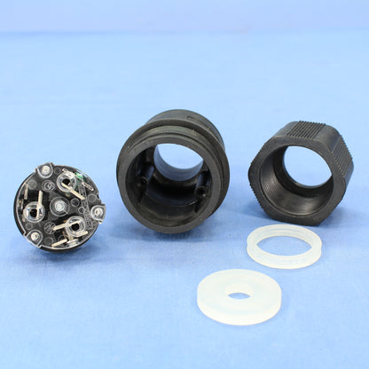 Cooper Black Watertight Locking Plug Nema L5-20P 20A 125V 2-Pole 3-Wire L520PWBK
