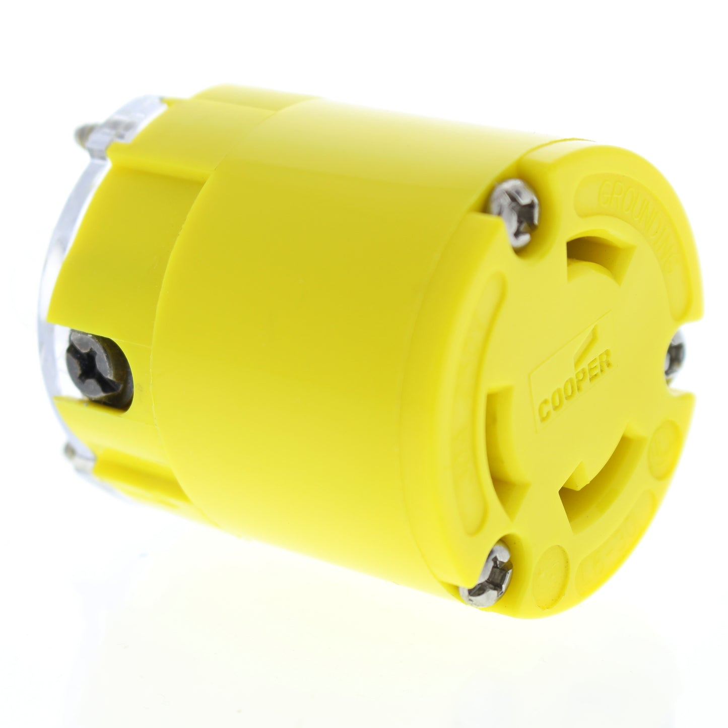 Cooper Yellow Locking Back Wire Grounding Connector L6-30R 30A 250V 2P3W L630CY