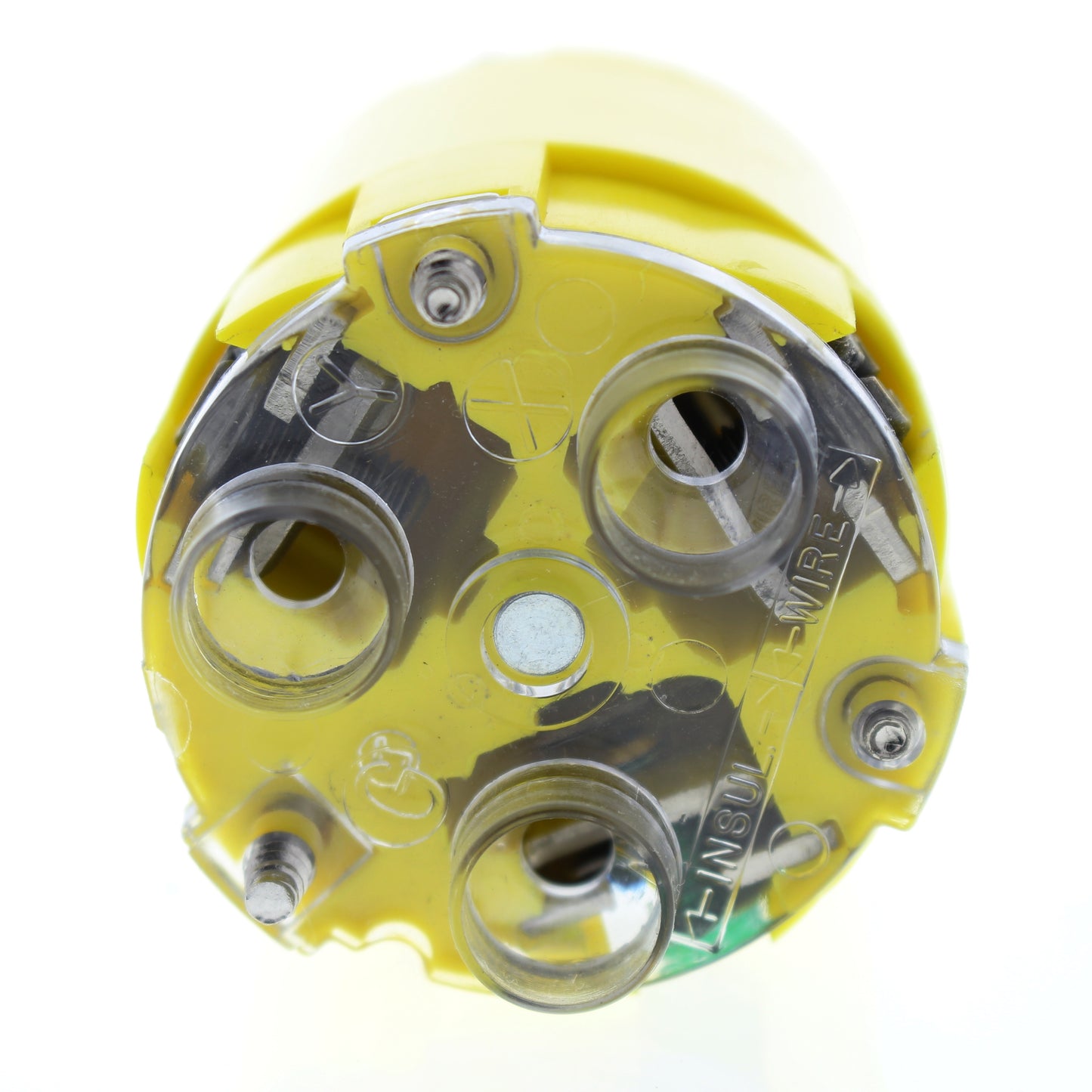 Cooper Yellow Locking Back Wire Grounding Connector L6-30R 30A 250V 2P3W L630CY