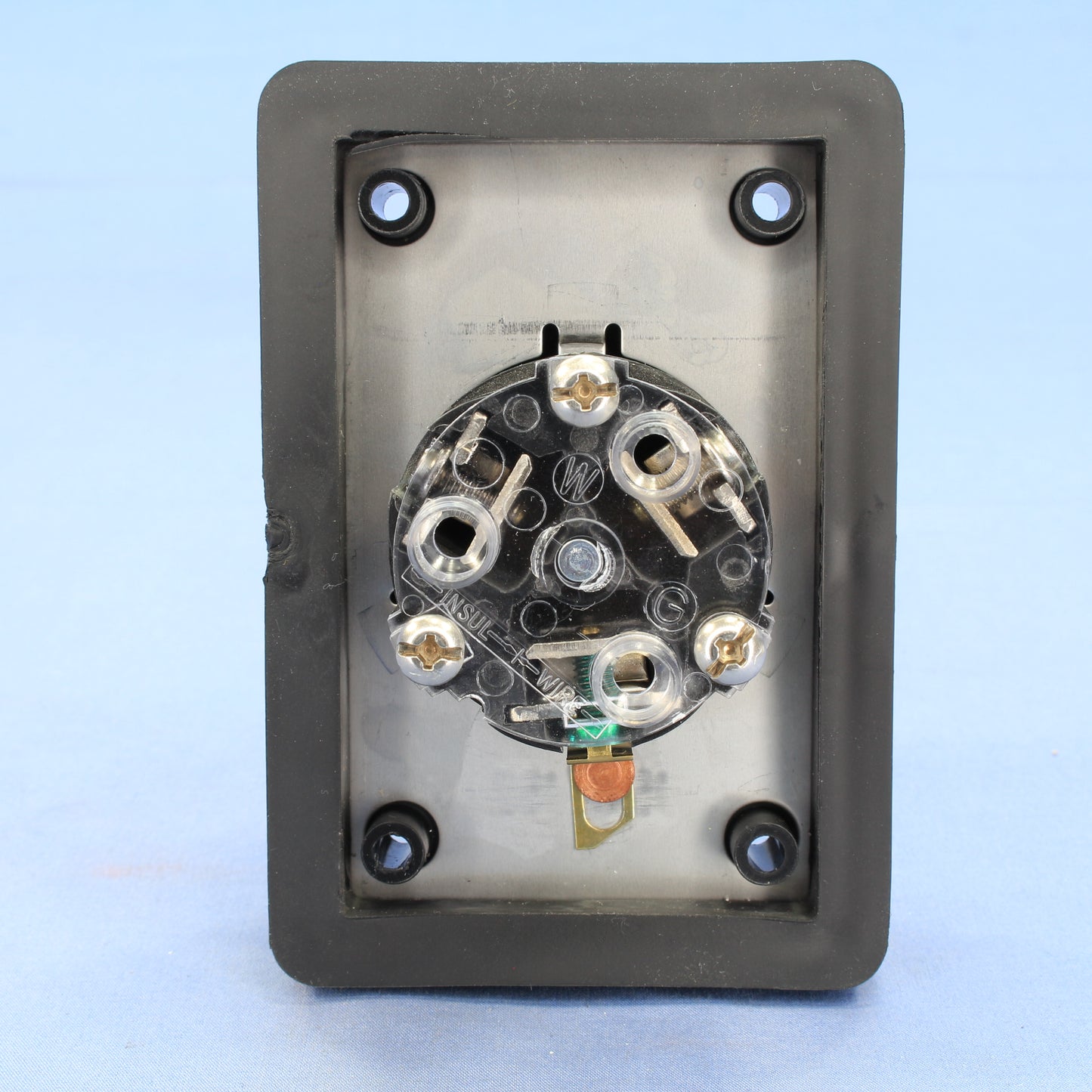 Cooper Black Watertight Single Receptacle Nema L7-20R 20A 277V 2P3W L720RWBK