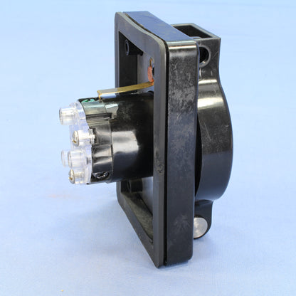 Cooper Black Watertight Single Receptacle Nema L7-20R 20A 277V 2P3W L720RWBK