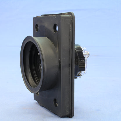 Cooper Black Watertight Single Receptacle Nema L7-20R 20A 277V 2P3W L720RWBK