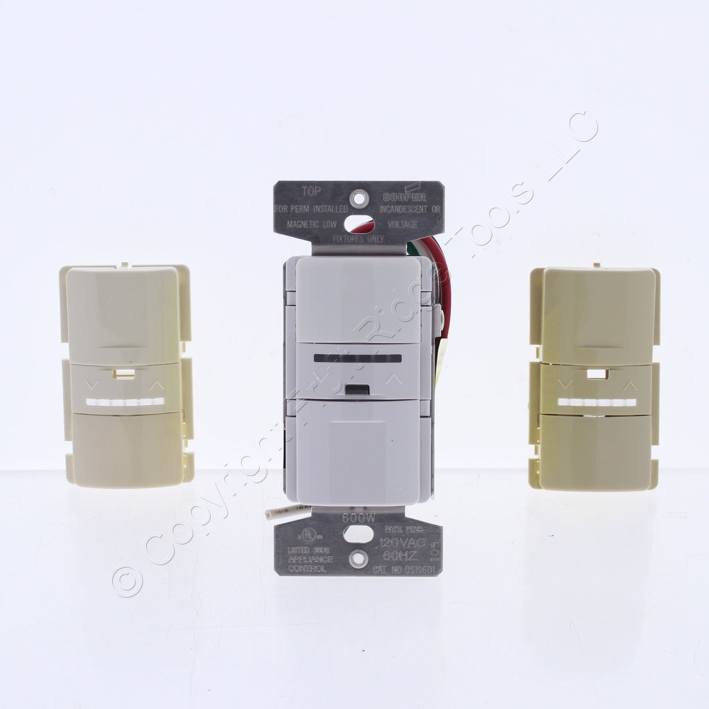 Cooper OS106D1-C1-K Almond White/Ivory Occupancy Sensor Dimmer 600W Single Pole