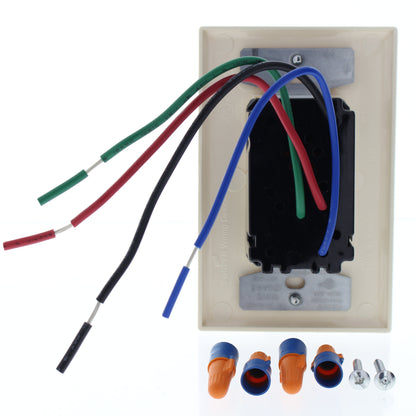Cooper OSW-P-0801-120 Lt Almond PIR Occupancy Sensor Wall Switch 120V Auto/Man