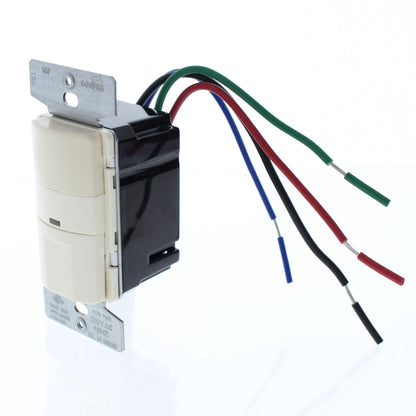 Cooper OSW-P-0801-120 Lt Almond PIR Occupancy Sensor Wall Switch 120V Auto/Man