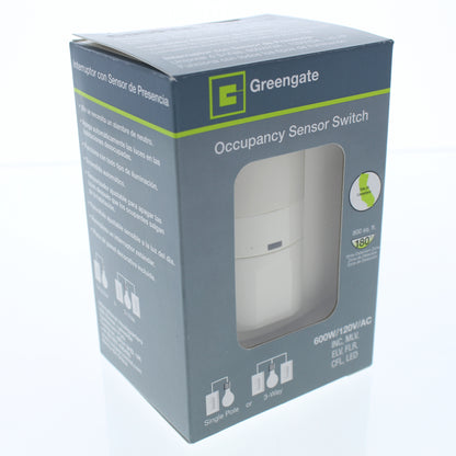 Cooper OSW-P-0801-120 Lt Almond PIR Occupancy Sensor Wall Switch 120V Auto/Man
