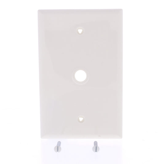 Cooper PJ11LA Lt Almond 1-Gang Phone .406" Mid-Size Unbreakable Wallplates 20pcs