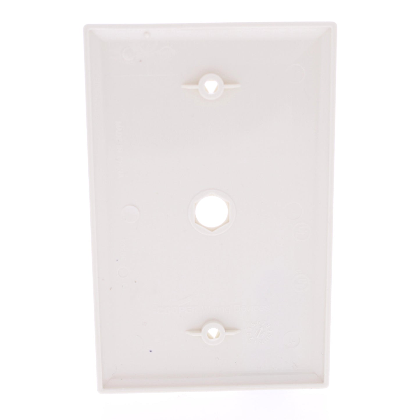 Cooper PJ11LA Lt Almond 1-Gang Phone .406" Mid-Size Unbreakable Wallplates 20pcs