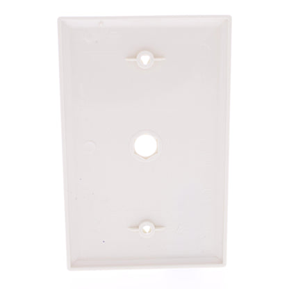 Cooper PJ11LA Lt Almond 1-Gang Phone .406" Mid-Size Unbreakable Wallplates 20pcs