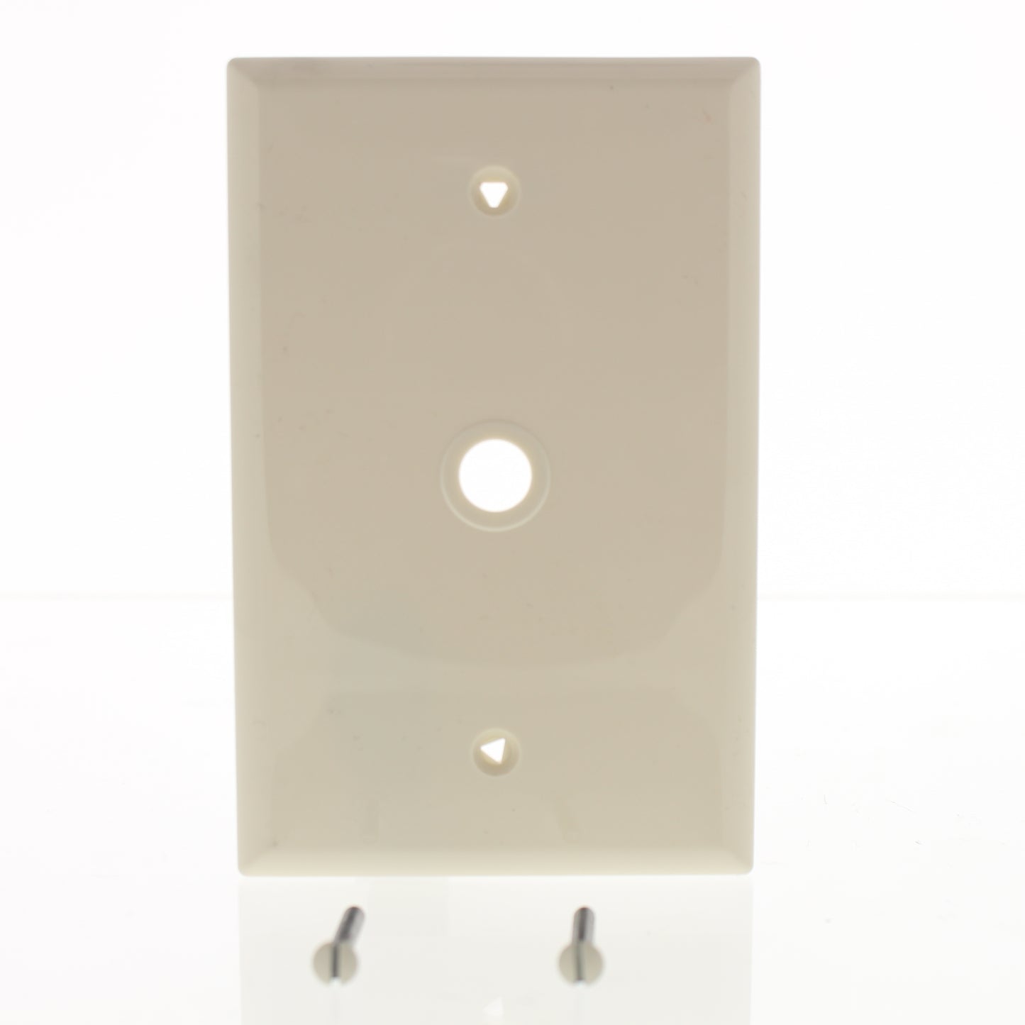 Cooper PJ11LA Light Almond 1-Gang Telephone .406" Nylon Standard Wallplate Cover
