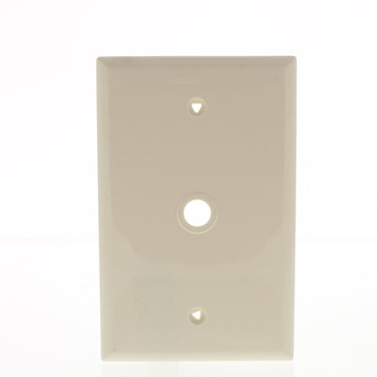 Cooper PJ11LA Light Almond 1-Gang Telephone .406" Nylon Standard Wallplate Cover