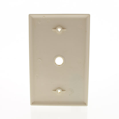 Cooper PJ11LA Light Almond 1-Gang Telephone .406" Nylon Standard Wallplate Cover