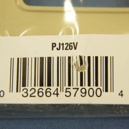 Cooper PJ126V Ivory 2-Gang Mid-Size Toggle Decorator GFCI Outlet Nylon Wallplate