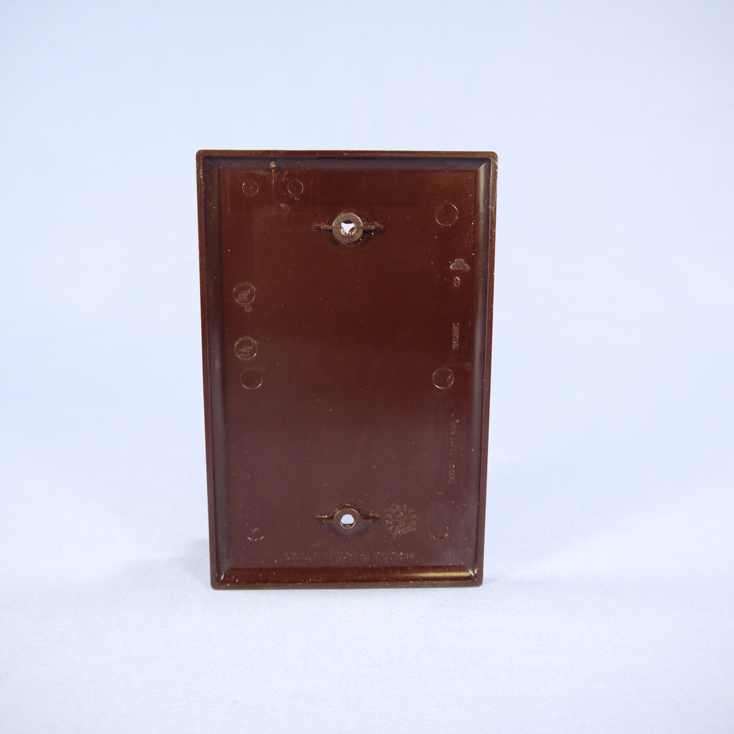 Cooper PJ13B Brown 1-Gang Blank Unbreakable Midsize Wallplate Box Mount 2pcs