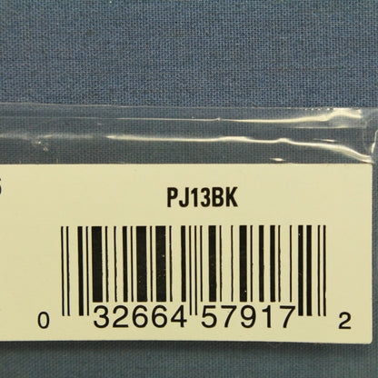 Cooper PJ13BK Black 1-Gang Blank Unbreakable Mid-Size Wallplate Cover Box Mount