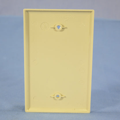 Cooper PJ13V Ivory 1-Gang Blank Unbreakable Mid-Size Wallplate Cover Box Mount