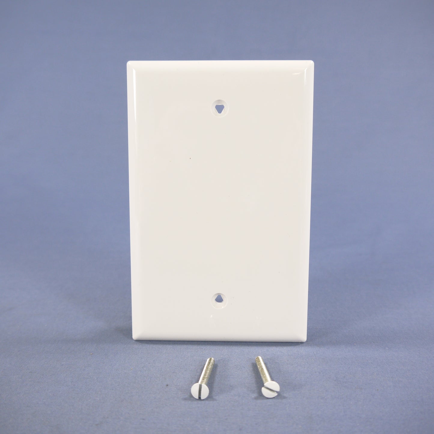 Cooper PJ13W White 1-Gang Blank Unbreakable Midsize Wallplate Box Mount 2pcs