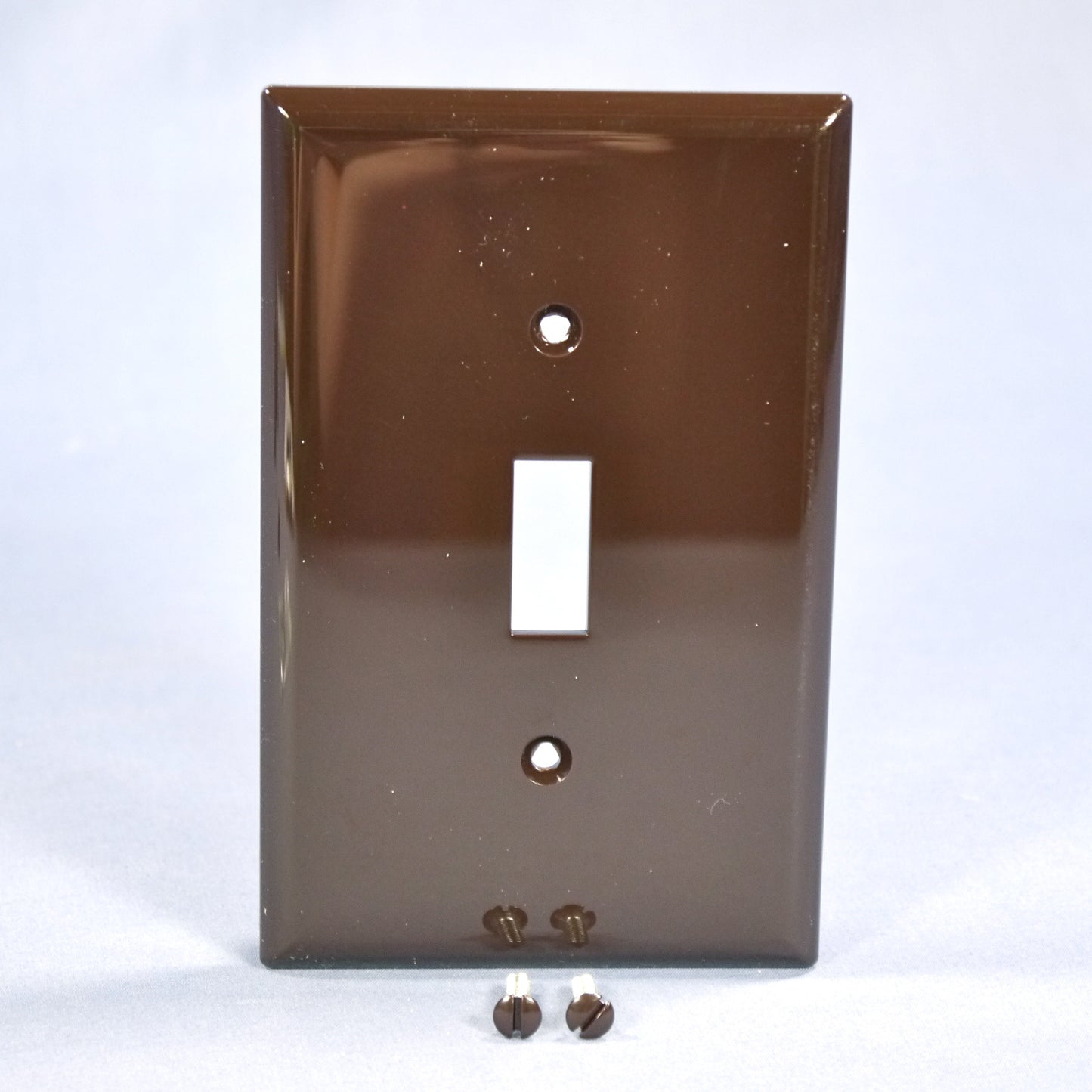 Cooper PJ1B Brown 1-Gang Toggle Switch Unbreakable Mid-Size Wallplate Cover